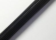 8.8 Grade Metric Carbon Steel Threaded Rod Warna Hitam Kekuatan Tinggi